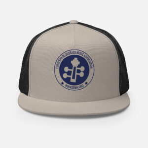 EBMA Trucker Cap - Fiddle/Bass Blue - 6 Color Caps Available