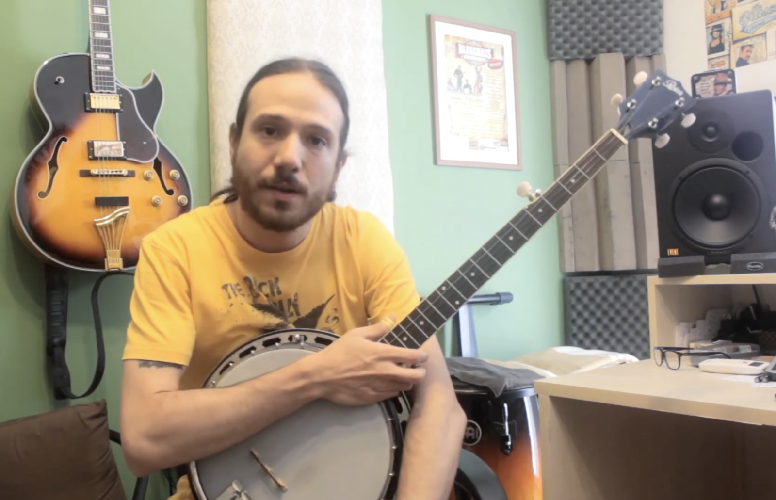 Lesson | Banjo – Cesar Benzoni (Português) | Primeiros Passos no Banjo 5 Cordas – 28 Min.