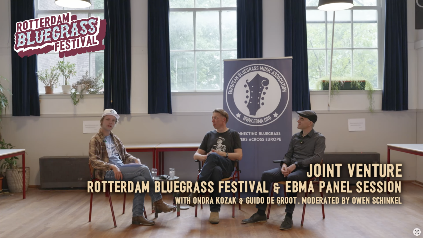 A Conversation | EBMA Behind The Scenes @ Rotterdam Bluegrass Festival – Guido de Groot & Ondra Kozak (2025) 48 Min.